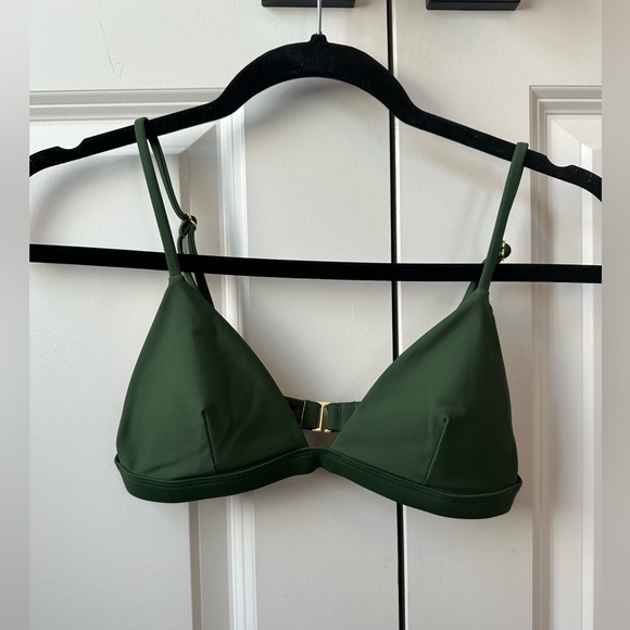 Summersalt The Triangle Bikini Top Olive (Size 2) - Picture 3 of 10